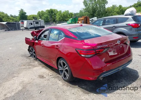 2021 Nissan Sentra Sr Xtronic Cvt из США, поврежденный, VIN 3N1AB8DV3MY326277